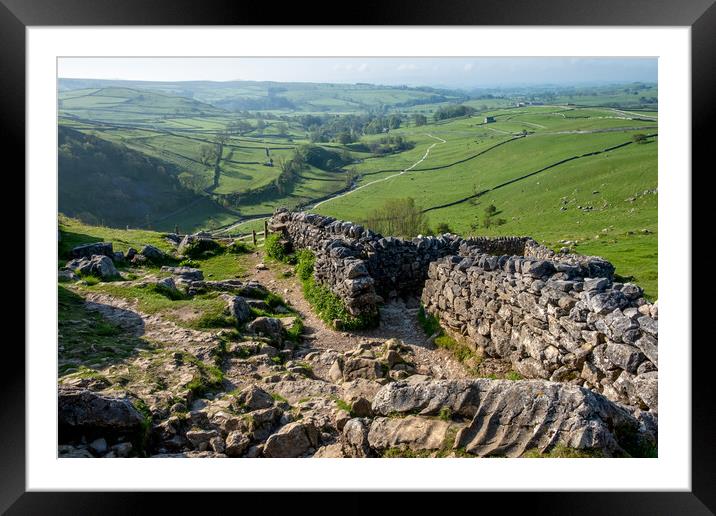 Malham Cove: A Natural Wonder Framed Mounted Print by Steve Smith