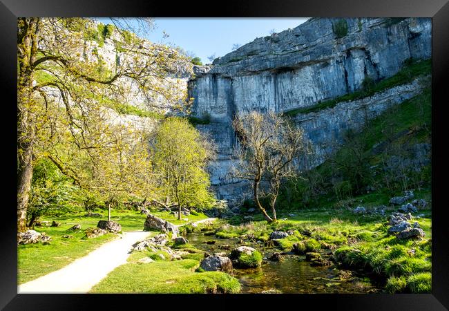 Discovering the Beauty of Malham Cove Framed Print by Steve Smith