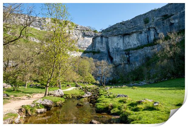 Explore the Wonders of Malham Cove Print by Steve Smith