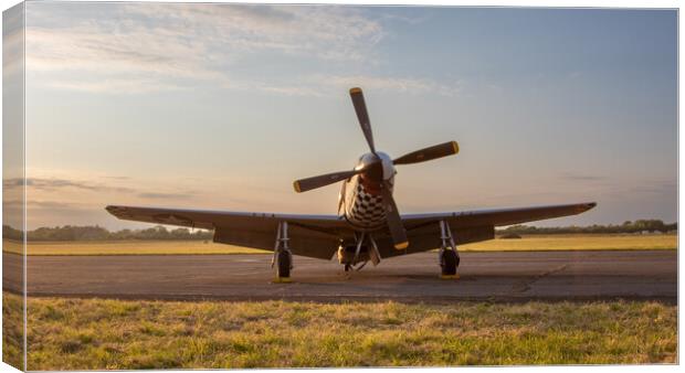 P51 Mustang Contrary Mary Canvas Print by J Biggadike