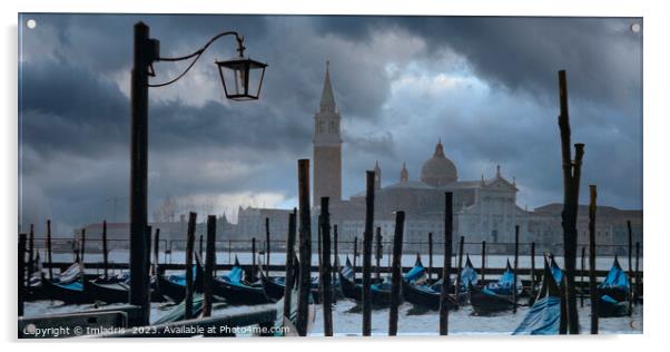Moody Sky in Venice, Italy Acrylic by Imladris 
