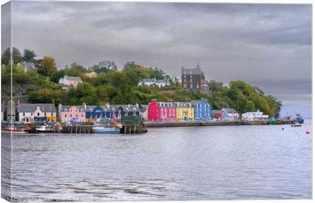 Vibrant Tobermory Canvas Print by Paul Chambers