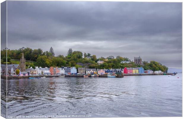 Vibrant Tobermory: A Colourful Haven Canvas Print by Paul Chambers