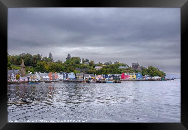 Vibrant Tobermory: A Colourful Haven Framed Print by Paul Chambers