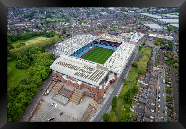 Villa Park Aston Villa FC Framed Print by Apollo Aerial Photography