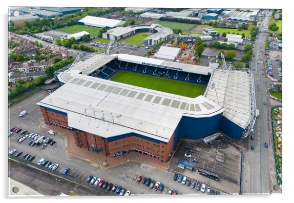 The Hawthorns West Brom Acrylic by Apollo Aerial Photography