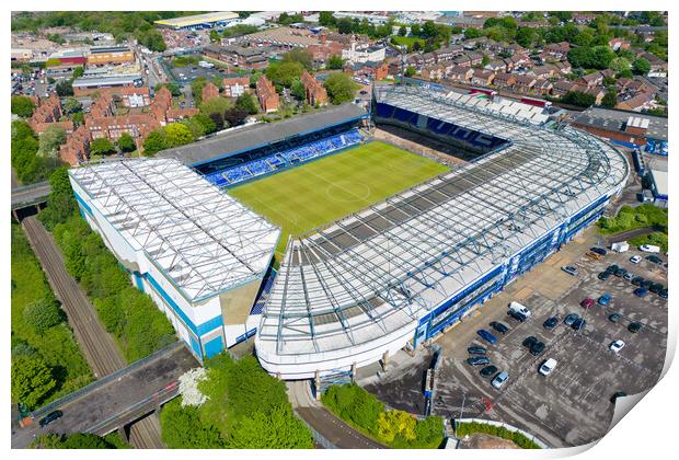 St Andrews Birmingham City FC Print by Apollo Aerial Photography