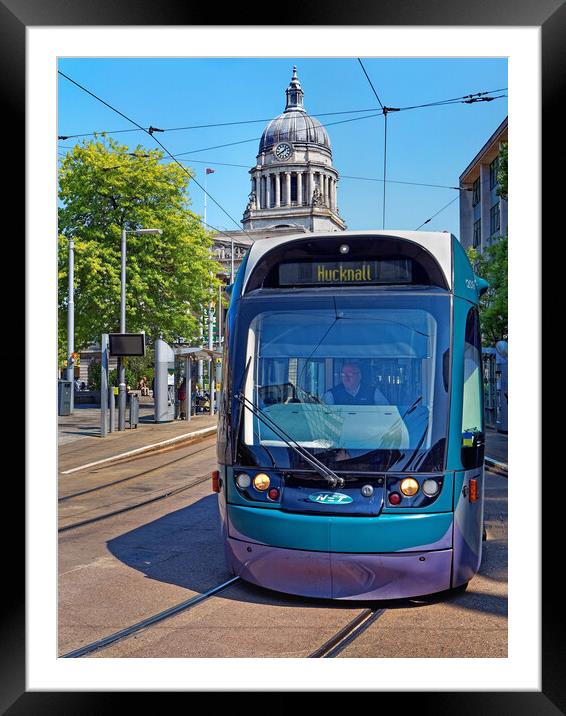 Nottingham Express Transit  Framed Mounted Print by Darren Galpin