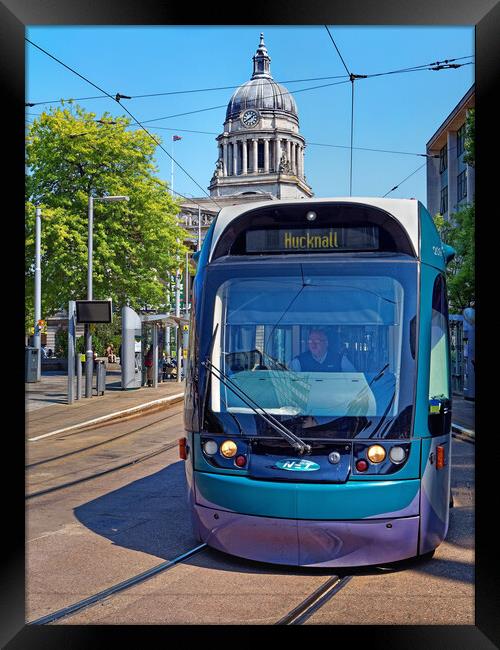 Nottingham Express Transit  Framed Print by Darren Galpin