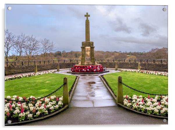 Knaresborough's Memorial: Honoring Sacrifices Made Acrylic by Steve Smith