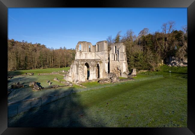 Roche Abbey Framed Print by Apollo Aerial Photography