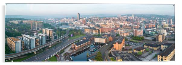 Victoria Quays Sheffield Acrylic by Apollo Aerial Photography