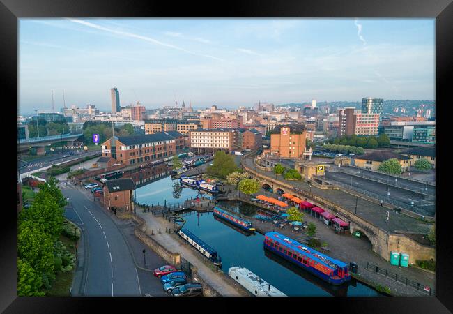 Victoria Quays Sheffield Framed Print by Apollo Aerial Photography