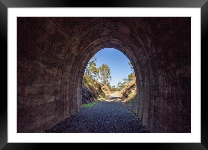Yimbun Railway Tunnel Heritage Listed Framed Mounted Print by Antonio Ribeiro