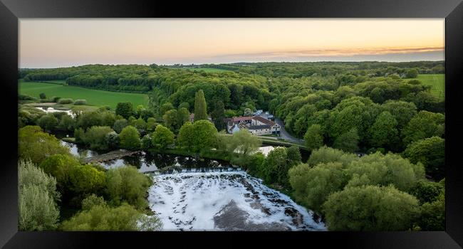 The Boat Inn Sprotbrough Framed Print by Apollo Aerial Photography