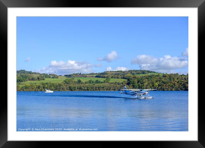 Majestic Loch Lomond from the Sky Framed Mounted Print by Paul Chambers