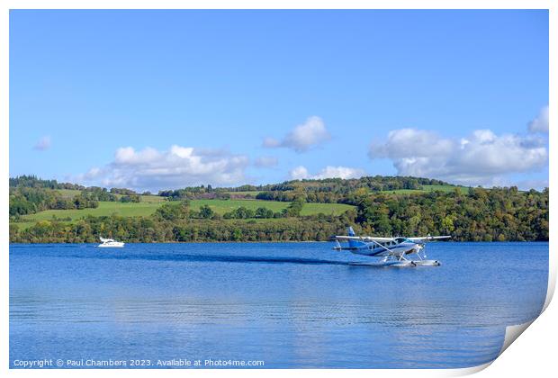 Majestic Loch Lomond from the Sky Print by Paul Chambers