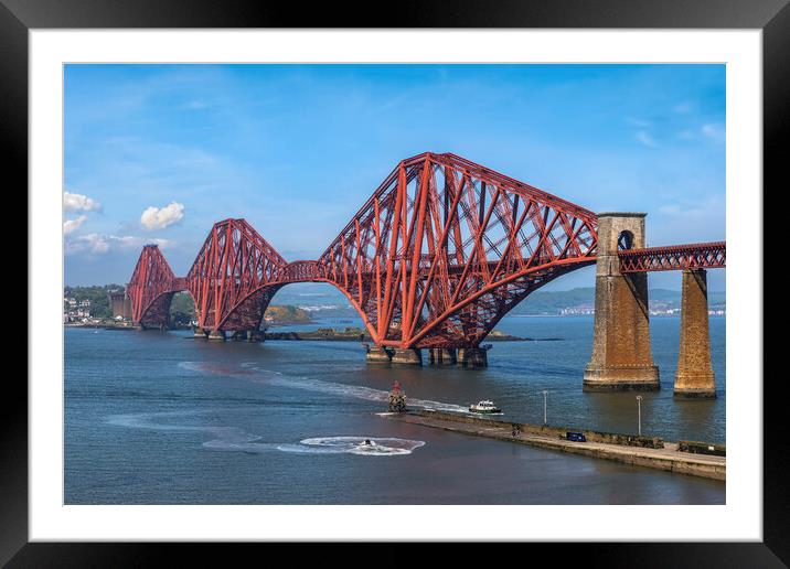 The Forth Bridge In Scotland Framed Mounted Print by Artur Bogacki
