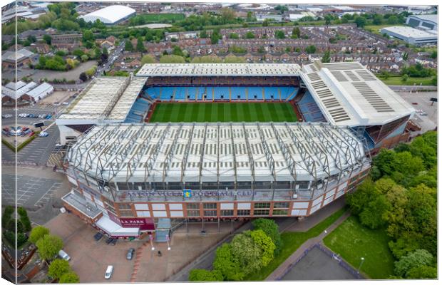 Aston Villa FC Canvas Print by Apollo Aerial Photography