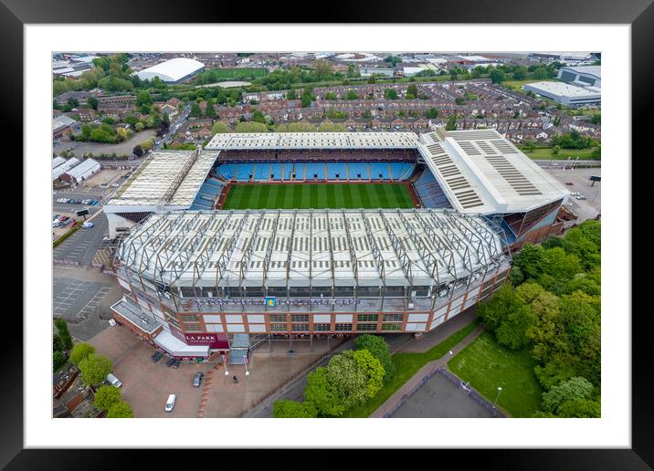 Aston Villa FC Framed Mounted Print by Apollo Aerial Photography