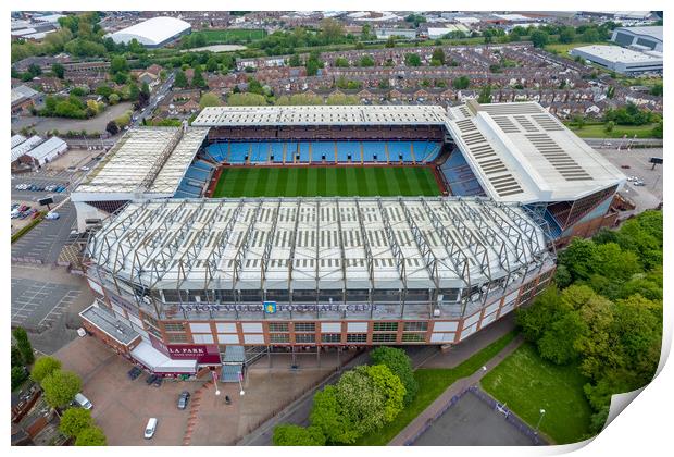 Aston Villa FC Print by Apollo Aerial Photography