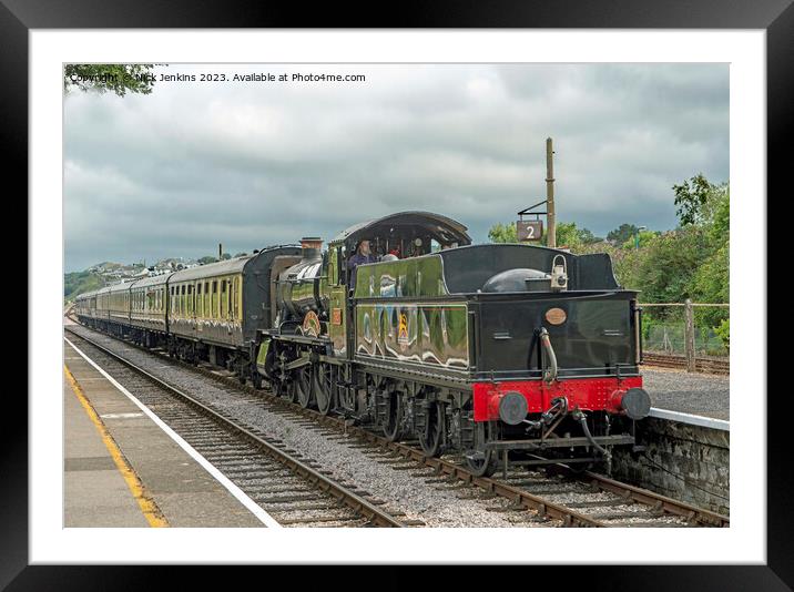 Paignton Dartmouth Railway South Devon  Framed Mounted Print by Nick Jenkins