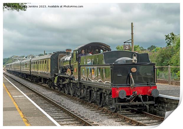 Paignton Dartmouth Railway South Devon  Print by Nick Jenkins