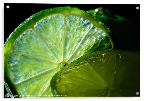Lime-Light Acrylic by Chris Frost