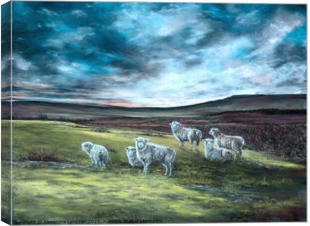 Idyllic Dartmoor Canvas Print by Alexandra Lavizzari