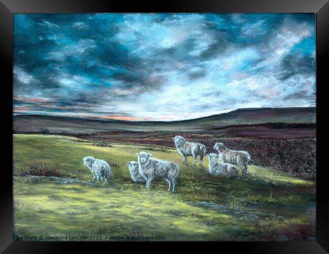 Idyllic Dartmoor Framed Print by Alexandra Lavizzari
