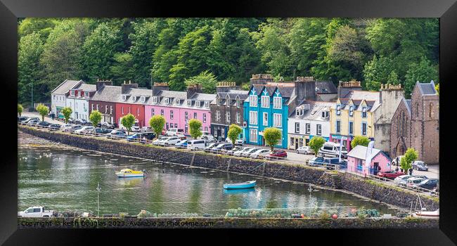 Tobermory Harbour, Mull Framed Print by Keith Douglas