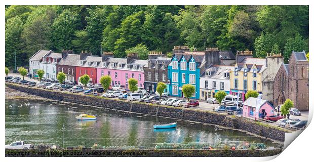 Tobermory Harbour, Mull Print by Keith Douglas
