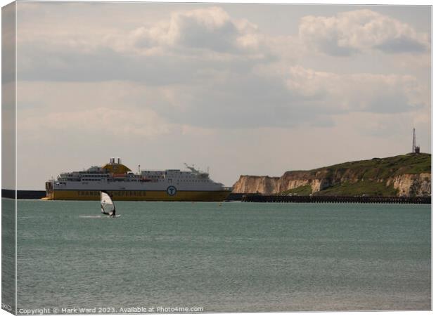 The Ferry at Newhaven. Canvas Print by Mark Ward