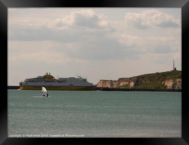 The Ferry at Newhaven. Framed Print by Mark Ward