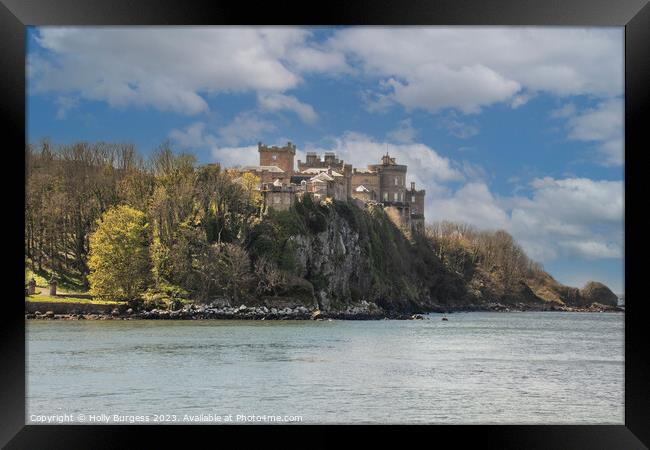 Enigmatic Culzean Castle: A Scottish Coastal Gem Framed Print by Holly Burgess