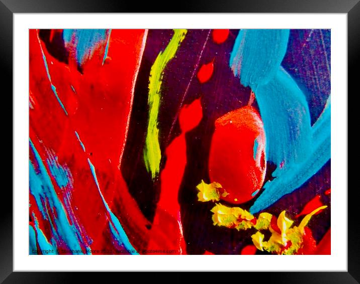 Abstract 644 Framed Mounted Print by Stephanie Moore