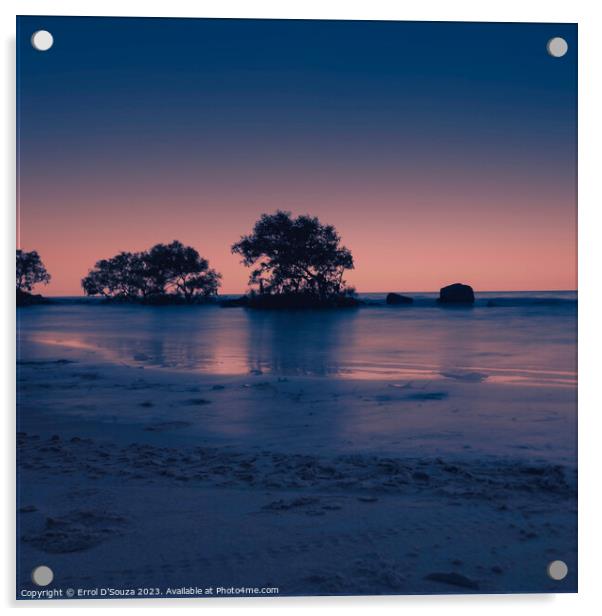 Four Mile Beach Port Douglas Sunset Acrylic by Errol D'Souza