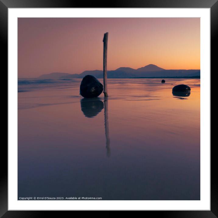 Four Mile Beach Port Douglas Sunset Framed Mounted Print by Errol D'Souza