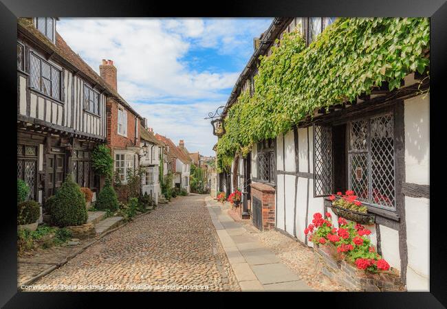 Mermaid Street Rye East Sussex Framed Print by Pearl Bucknall