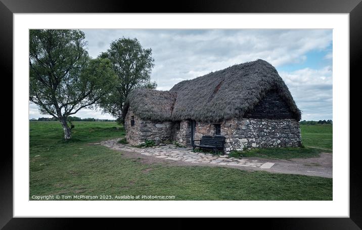 Leanach Cottage, Culloden Moor Framed Mounted Print by Tom McPherson