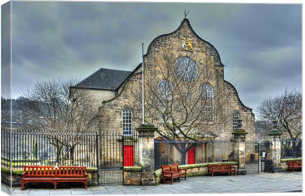 The Canongate Kirk Canvas Print by Tom Gomez