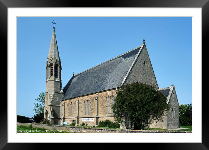 Duffus Church, Timeless Place of Worship Framed Mounted Print by Tom McPherson