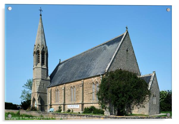 Duffus Church, Timeless Place of Worship Acrylic by Tom McPherson