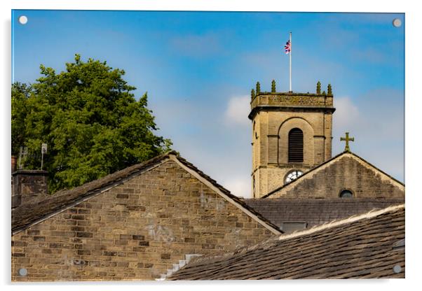 St James Slaithwaite Acrylic by Glen Allen