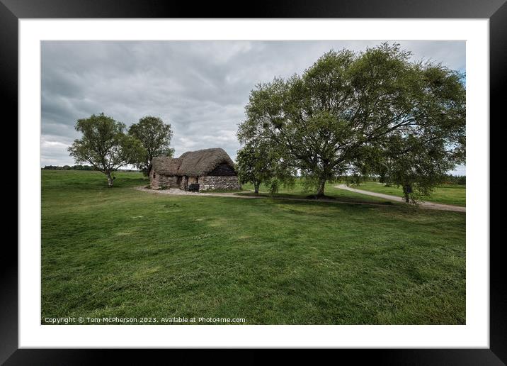 Serene Leanach Cottage Framed Mounted Print by Tom McPherson