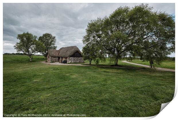 Serene Leanach Cottage Print by Tom McPherson