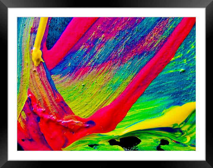 Abstract 647 Framed Mounted Print by Stephanie Moore