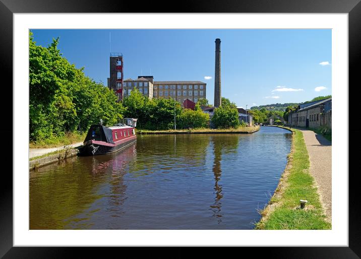 Huddersfield Narrow Canal at Slaithwaite Framed Mounted Print by Darren Galpin