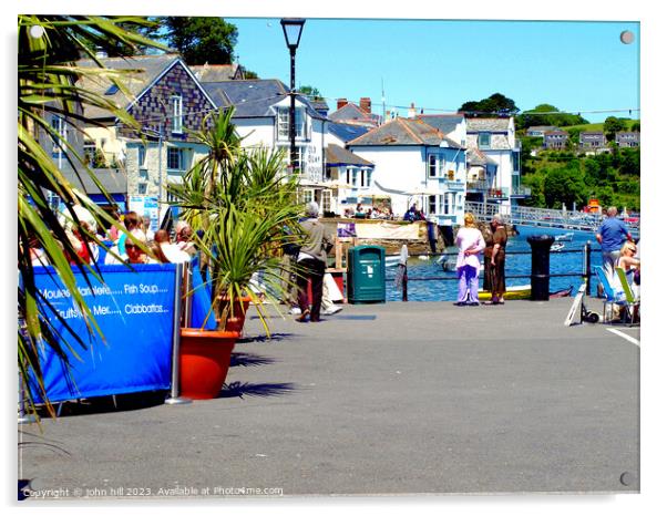 Seaside Charm Acrylic by john hill