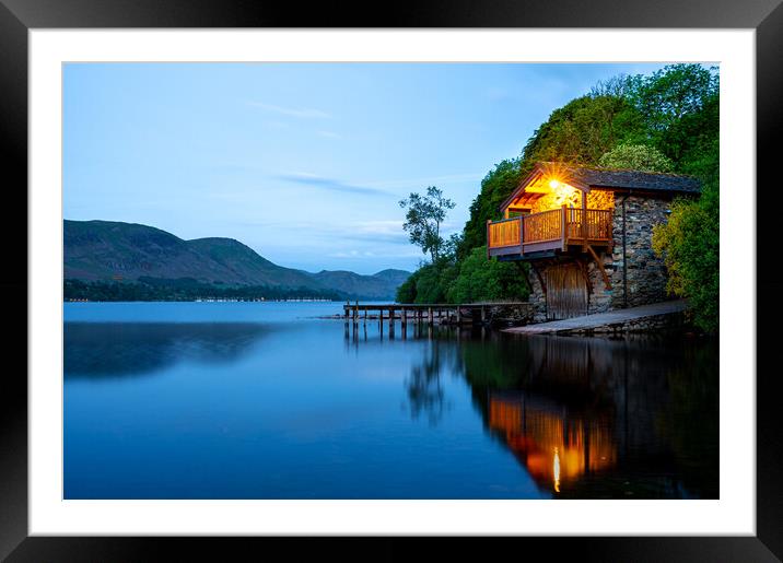 Duke of Portland boat house Framed Mounted Print by Michael Brookes